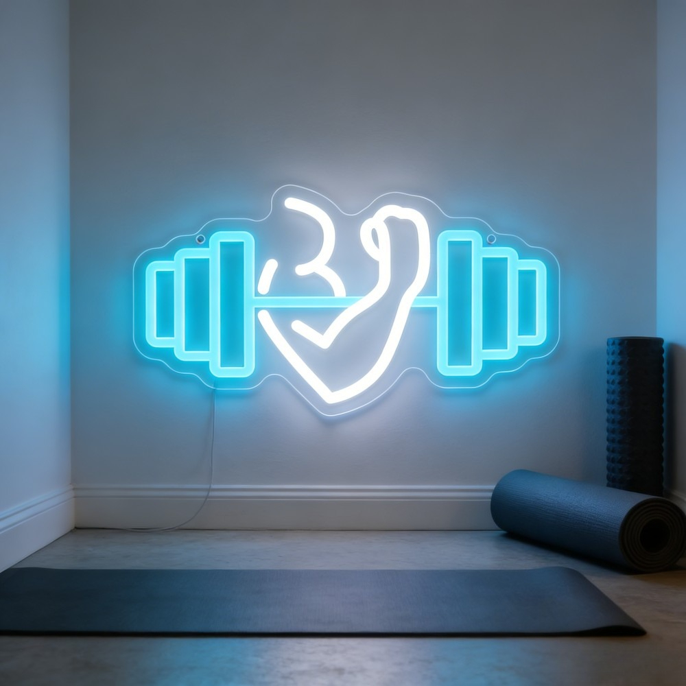 Lampu LED Neon Sign Bicep Dumb - Outdoor Lighting Quotes ulasan dan harga