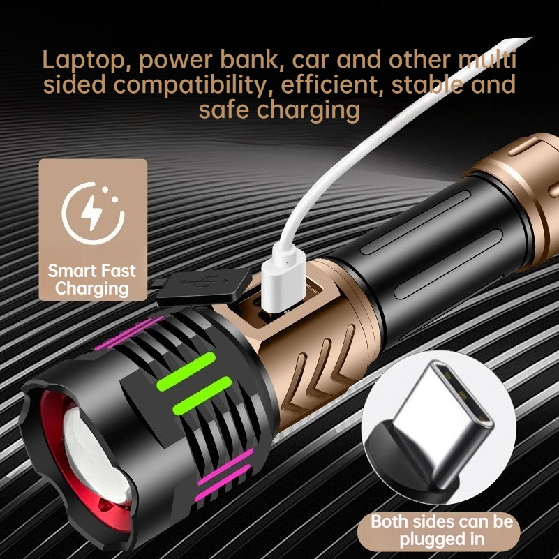 Senter LED Cahaya Putih Super  - Outdoor Lighting Types ulasan dan harga