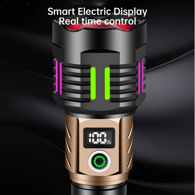 Senter LED Cahaya Putih Super  - Outdoor Lighting Types ulasan dan harga