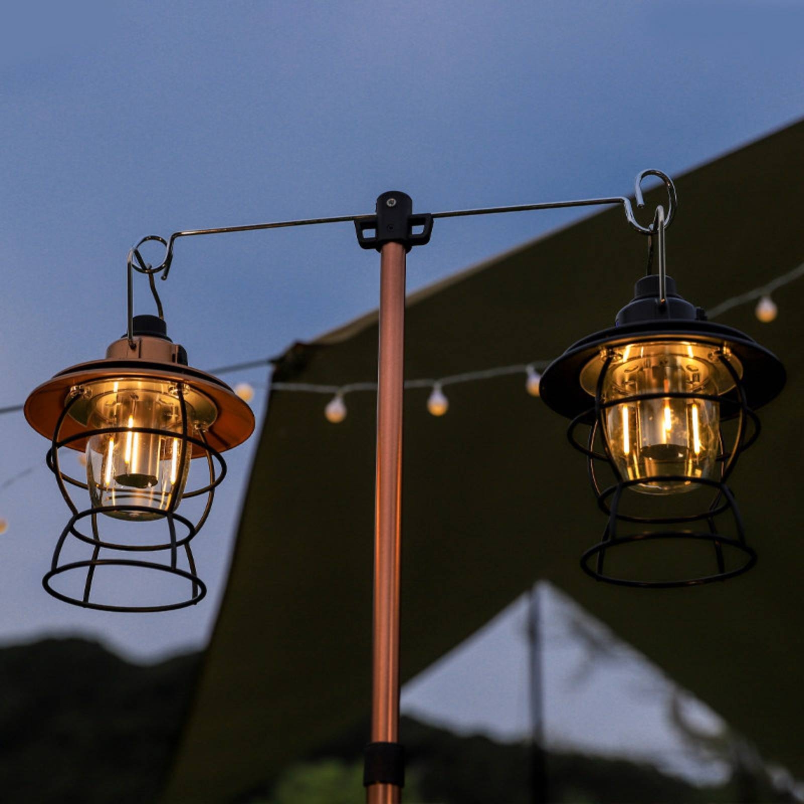 Penyangga Tripod dengan Pengai - Outdoor Lighting Poles ulasan dan harga